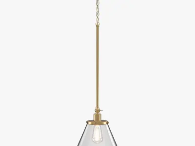 Hinton Flush Mount Pendant Ceiling Light Collection 3D Model Pack
