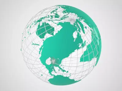 Bundle of 99 News Skeleton Globe Earth 3D Models 3D Model Pack