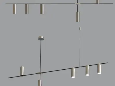 Light Geometric Pendant light Chandelier Collection 3D model purchase