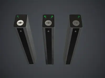 Card Capture Reader 2 PBR Game Ready Low-poly 3D model