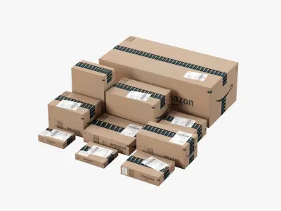  Amazon Cardboard Box 