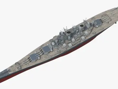 American Heavy Battleship USS Iowa 