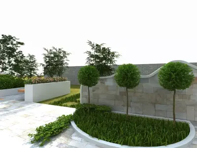 Backyard Design 3D model