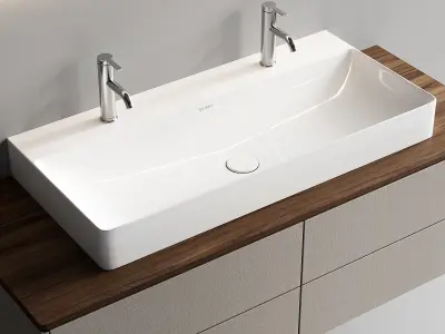 Duravit XSquare Vanity Unit Set 3 3D model