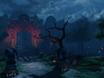 Graveyard Pack 3D model