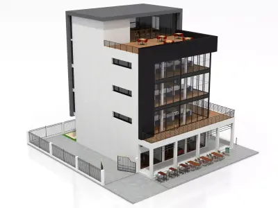 Office Building 3D model