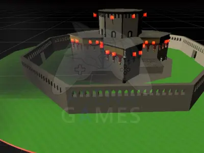 CASTLE ASSETS BY ASENA GAMES STUDIO Low-poly 3D model