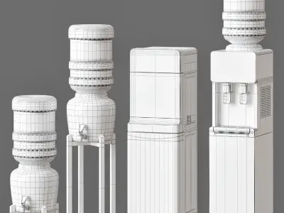 Hot frost coolers 3D model