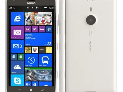 Nokia Lumia 1520 white 3D model