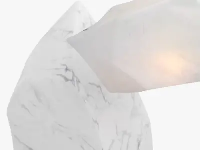 Flood Series Table Lamp PBR 3D model