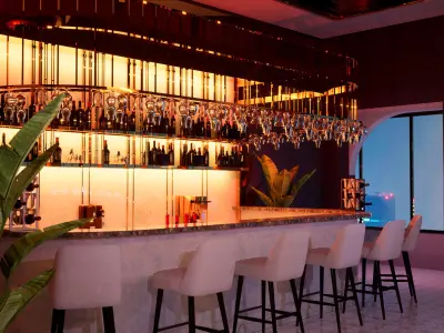 The Bar with lighting 3D model