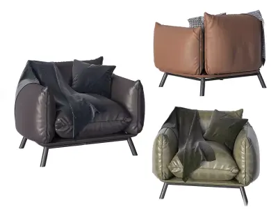 modern sofa chair  3D model