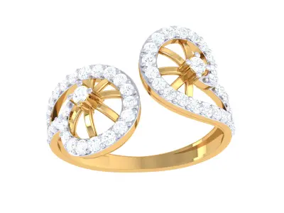Women Ring  Render 3dm STL OBJ FBX Details 3D print model 299
