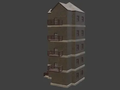 House Model 37 Low-poly 3D model