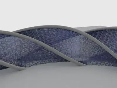 Parametric Donut Pavilion 3D model