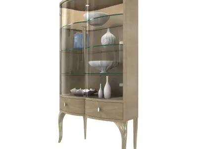 Caracole Lilian Bar Display Cabinet 3D model
