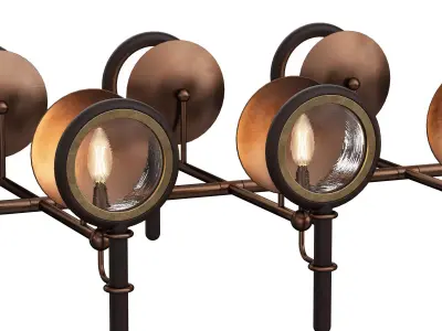 ALICE CHANDELIER - EIGHT ARM 3D model