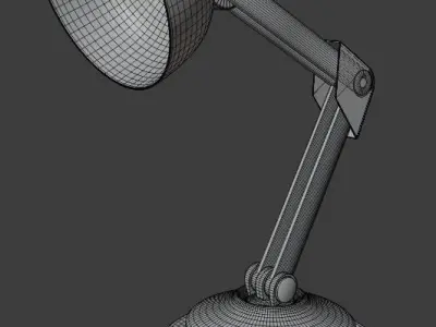 Office Lamp Classic Free low-poly 3D model