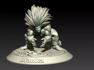 Street Fighter Blanka 3D print model