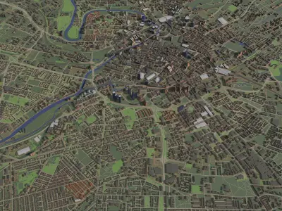 Manchester England - city and urban