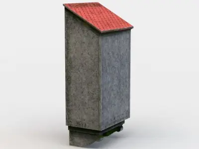 House oriel Low-poly 3D model