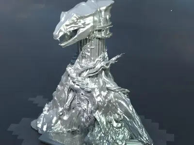 Eternia Inspired Dragon fort 3D model