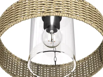 Progress lighting Pembroke one light chandelier 3D model