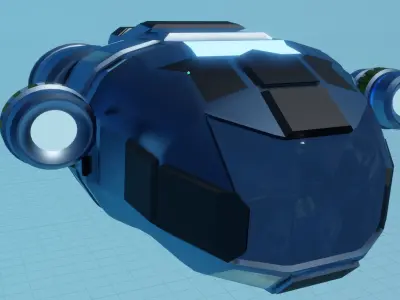God Ship 3D model