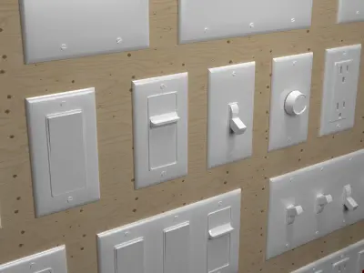 3D Modular Pack Electrical Outlets US 3D model