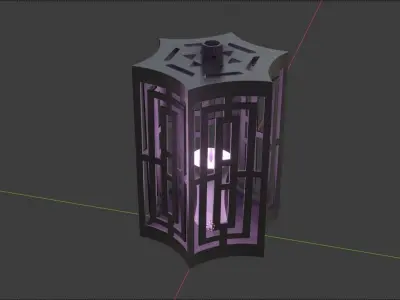 Light Box Low-poly 3D model