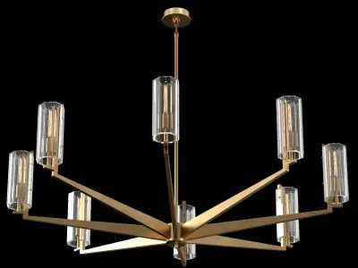 Round Chandelier Vendome d153 cm 3D model