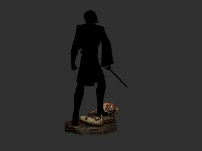 droid diorama 3D print model