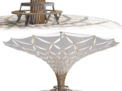 Pergola 7 3D model