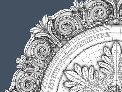 Ceiling Medallion 3D model