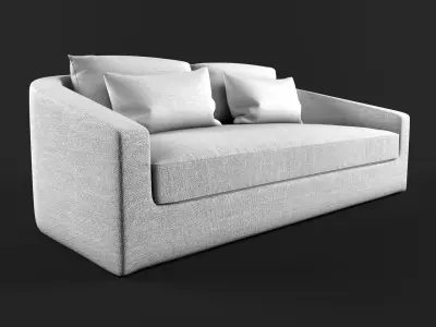 Harbour Outdoor - Barcelona Sofa 2 Seat 3D model