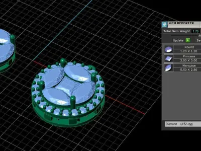 Half set 0055 3D print model