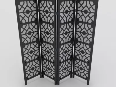 Room Divider 03 3D model