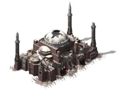 War-city-scars 08 3D model
