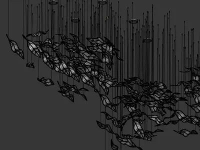 Contour Chandelier Sanssoucilighting 3D model