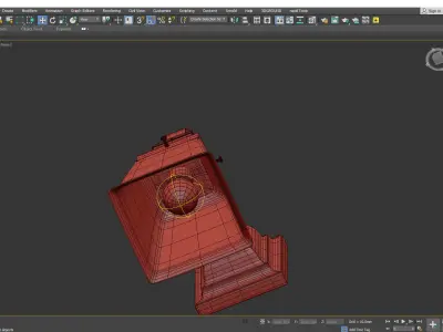 PACIFIC CITY SINGLE SCONCE Low-poly 3D model