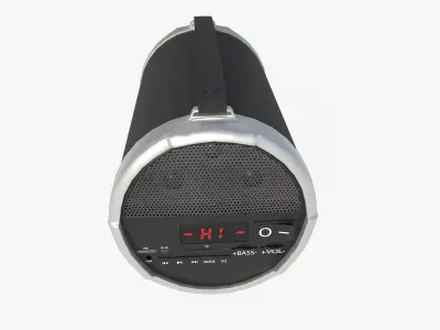 boombox Low-poly 3D model