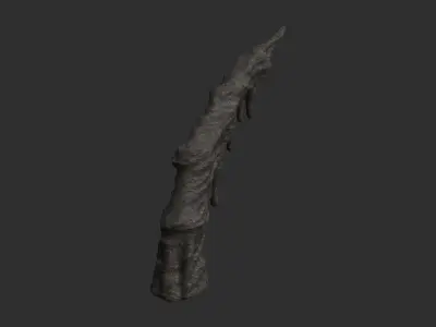 Cave Rock K - Base Low-poly 3D model