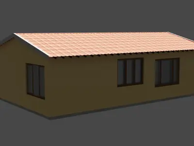 South African house number 9 v2 3D model