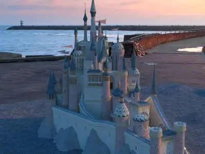 Chinese castle 3D model