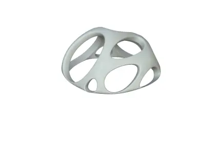 SciFi Cube Object No 48969 Low Poly Shape Low-poly 3D model