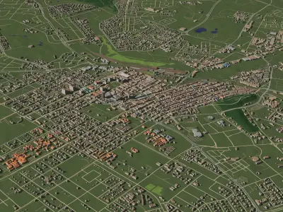 Harare Zimbabwe - city and urban 3D model