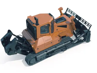 Generic Bulldozer 3D model