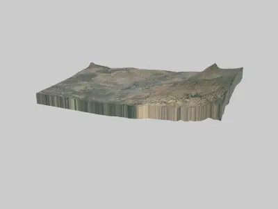 YEREVAN City Low-poly 3D model