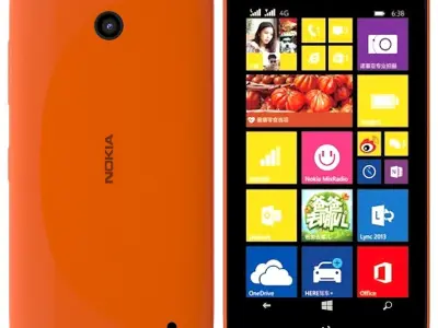Nokia Lumia 638 Orange 3D model
