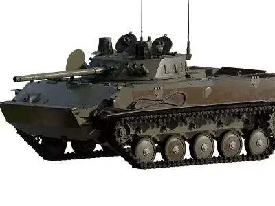 bmd 4m infantry fighting vehicle 3D model